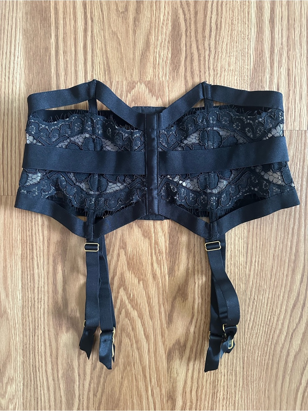 Victoria’s Secret Black Lace Garter Belt - Women Intimates & Sleepwear
